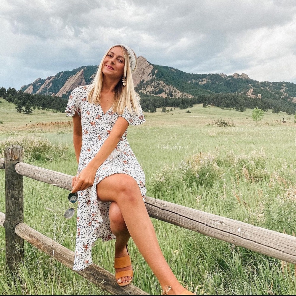 Chelsea28 Long Floral Dress